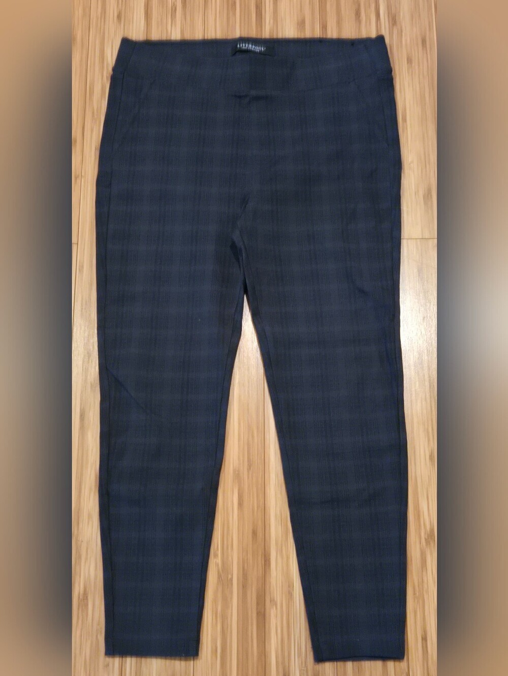 Liverpool Navy Textured Dress Pants